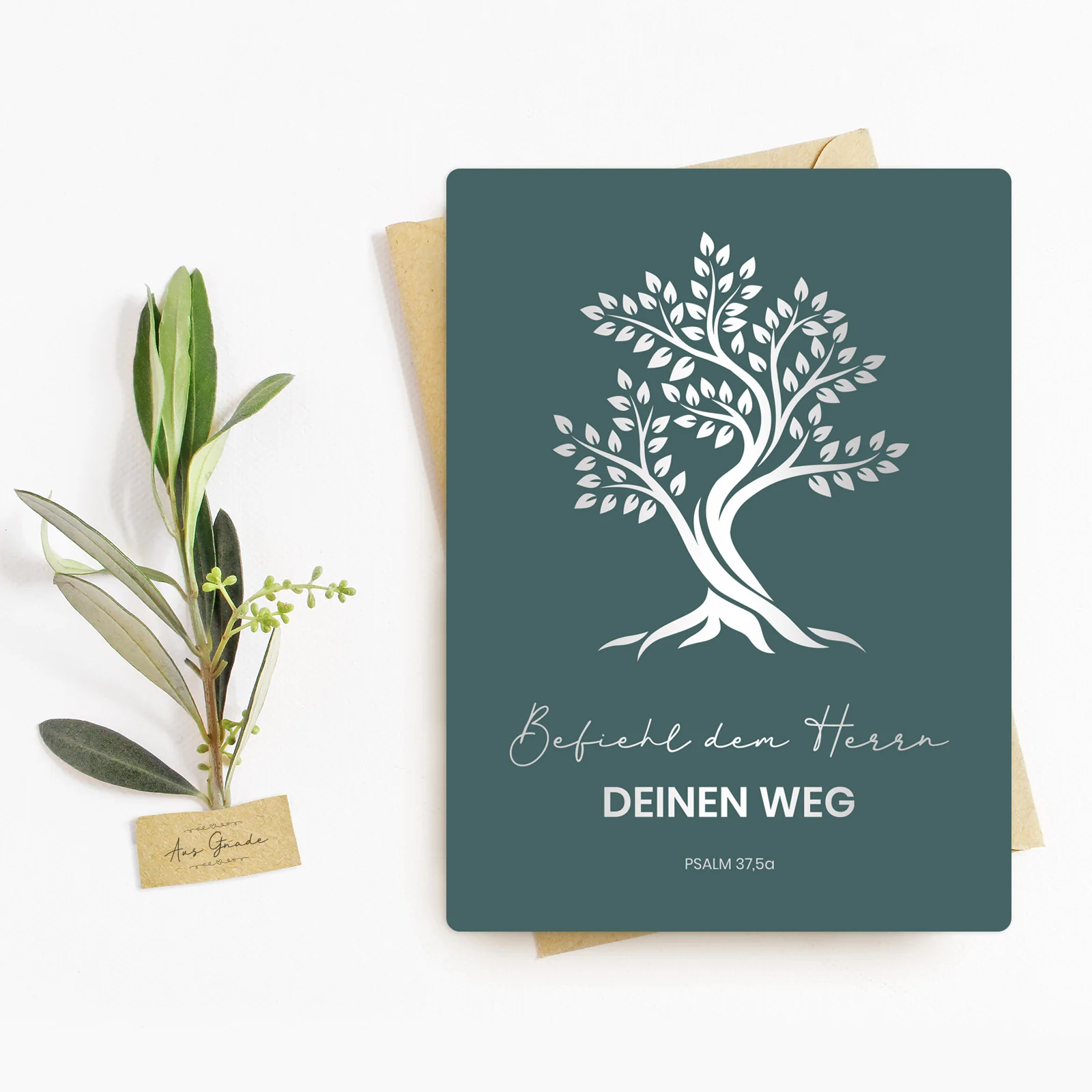 Postkarte - Befiehl dem Herrn deinen Weg