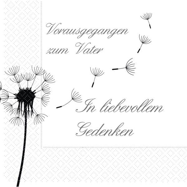 Servietten - Trauer Servietten - Trauer