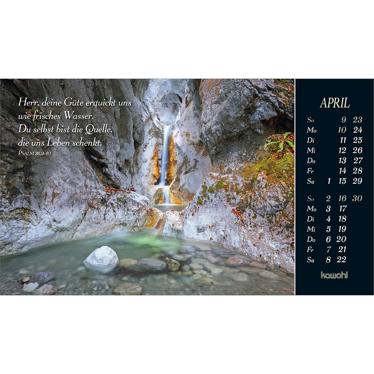 Aufstellkalender - Sehnsucht nach Unendlichkeit 2023 Aufstellkalender - Sehnsucht nach Unendlichkeit 2023