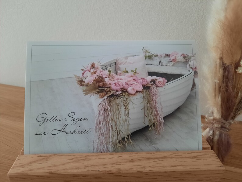 Postkarte - Gottes Segen zur Hochzeit