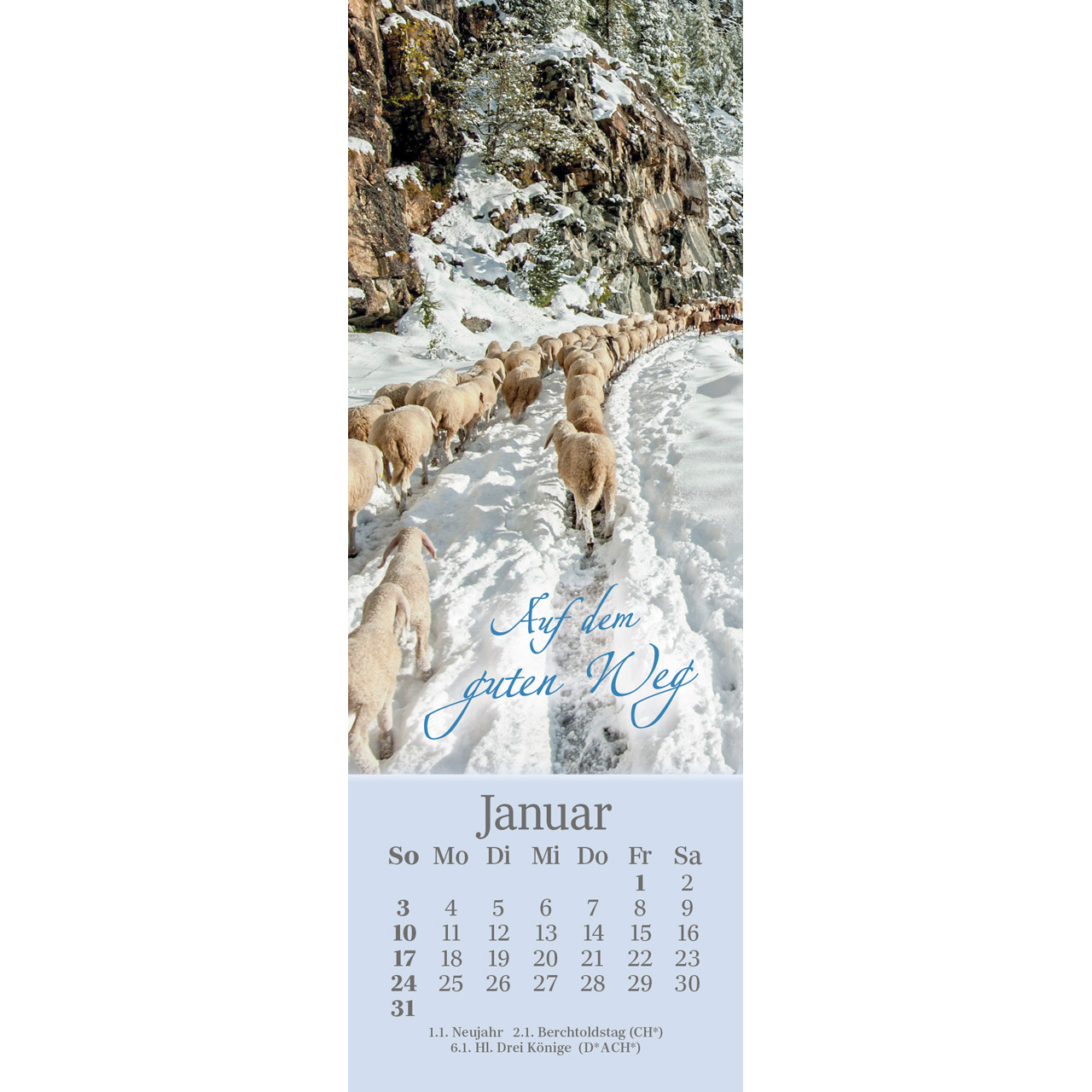 Lesezeichen-Kalender - Sei behütet jeden Tag 2027