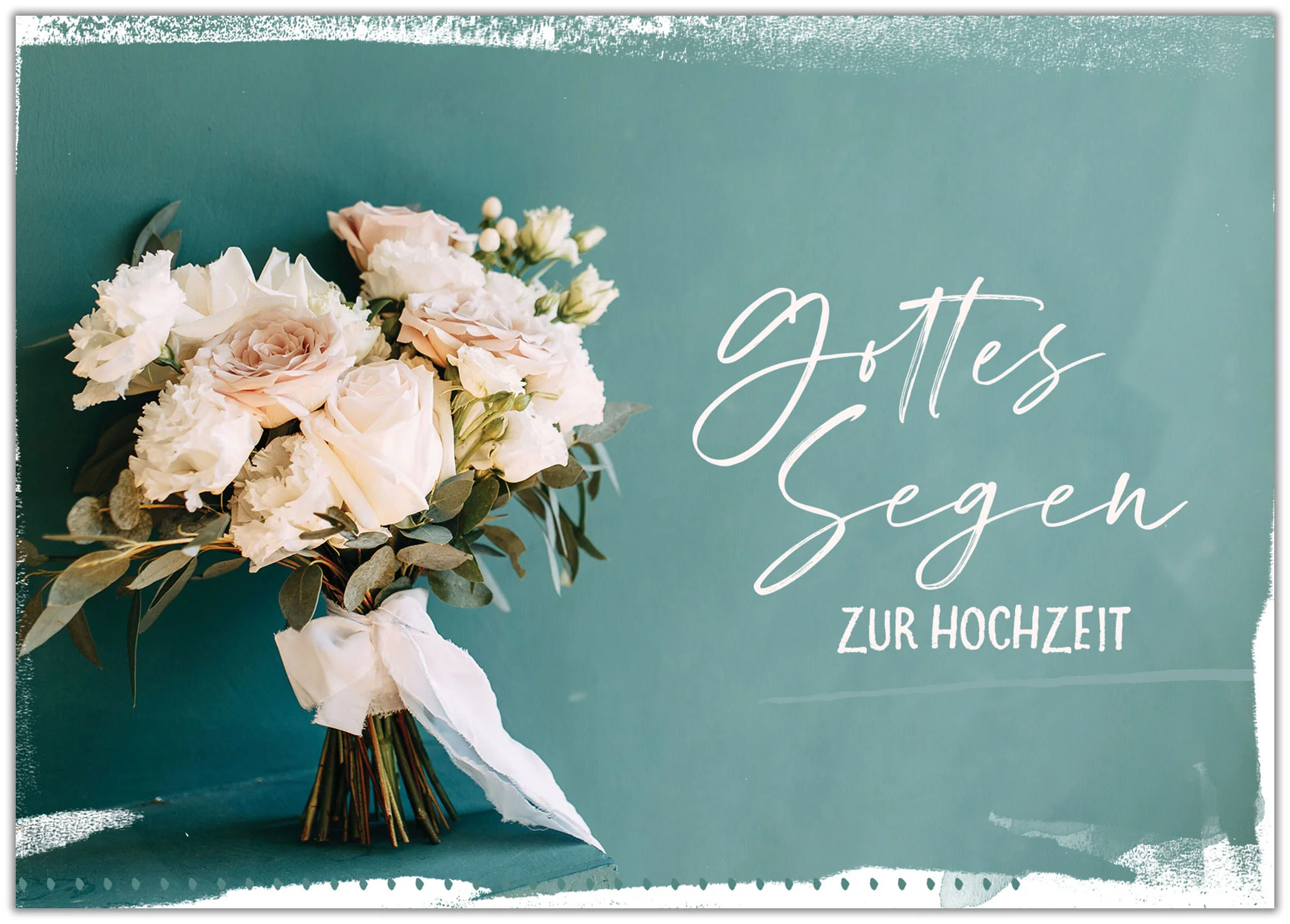 DK - Gottes Segen zur Hochzeit - Blumenstrauß DK - Gottes Segen zur Hochzeit - Blumenstrauß