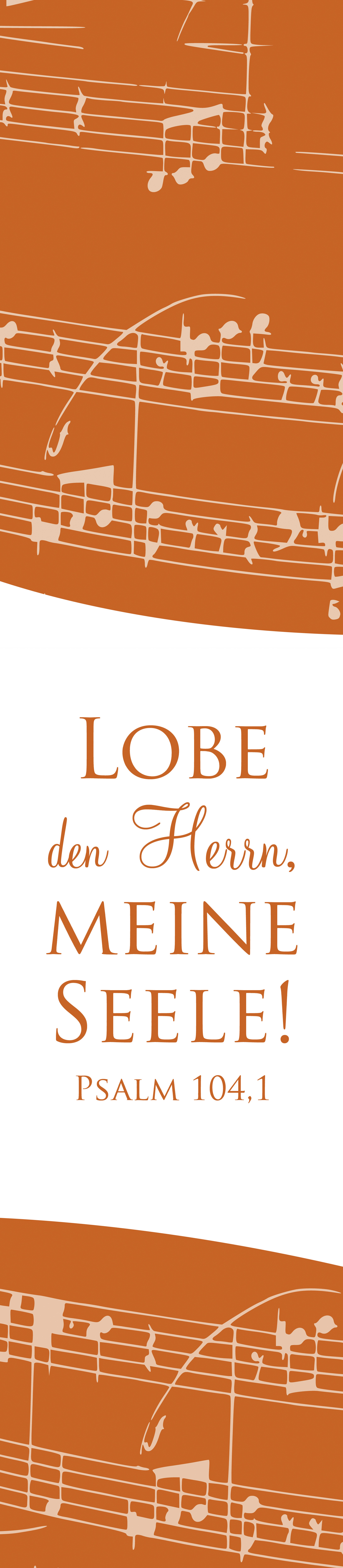 PVC-Lineal-Lesezeichen-Lobpsalme-Lesezeichen PVC Lineal + Lesezeichen - Lobpsalme