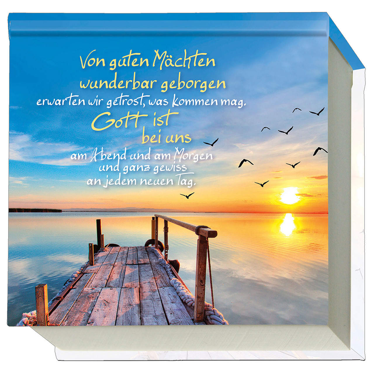 Notizblock - Von guten Mächten wunderbar geborgen