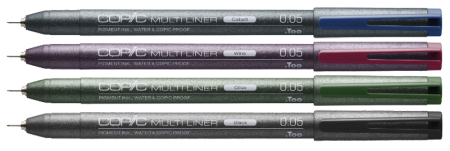 Bibel-Pigment-Ink, COPIC-Multiliner-0,05mm 