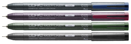 Bibel-Pigment-Ink, COPIC-Multiliner-0,05mm Bibel-Pigment-Ink, COPIC-Multiliner-0,05mm
