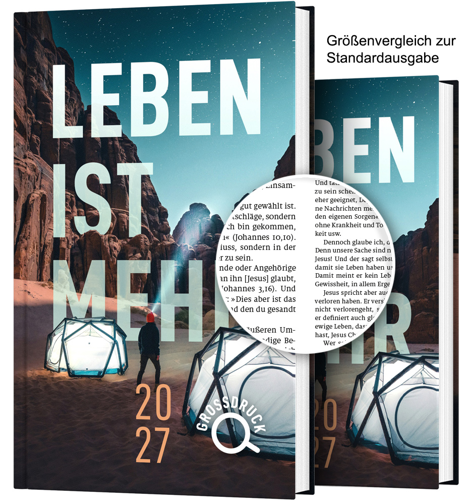 Leben ist mehr 2027 - Buchkalender Großdruck