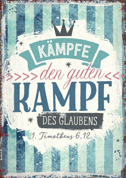 Postkarte-Kampf-des-Glaubens-1244 Postkarte - Kampf des Glaubens