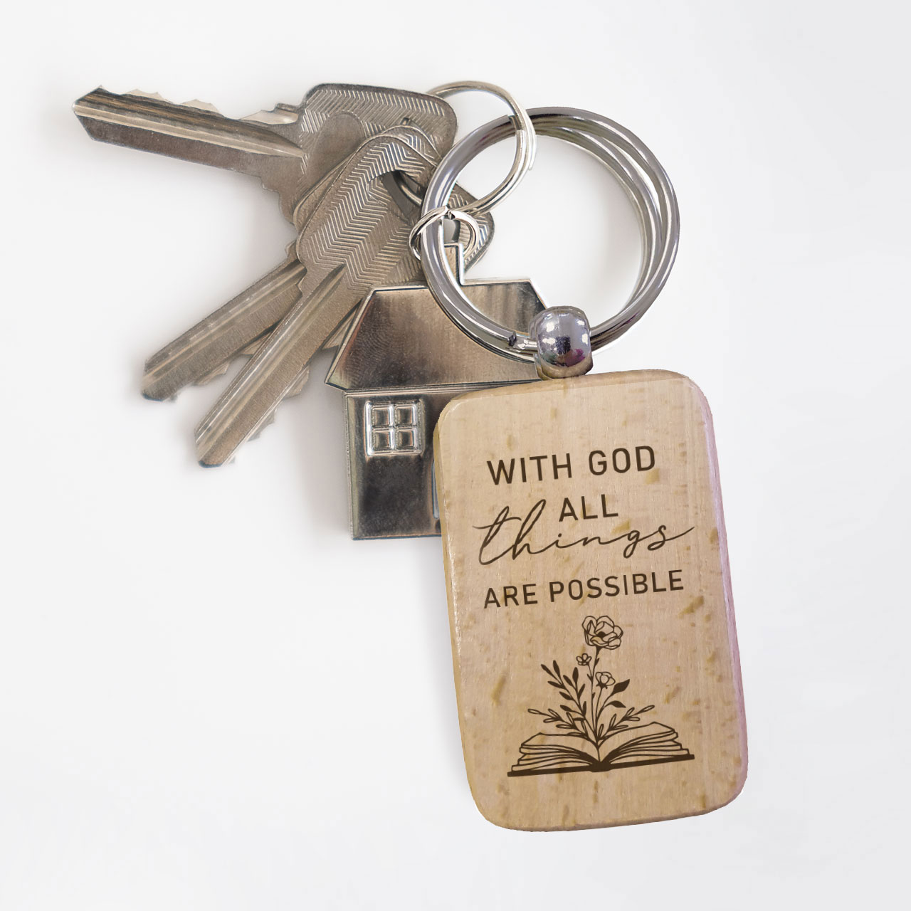 Schlüsselanhänger - With God all things are possible Schlüsselanhänger - With God all things are possible