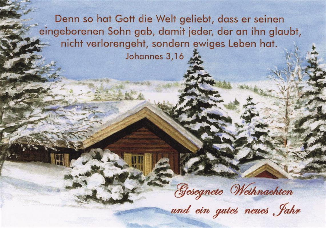 Doppelkarten-Set - Winterlandschaft