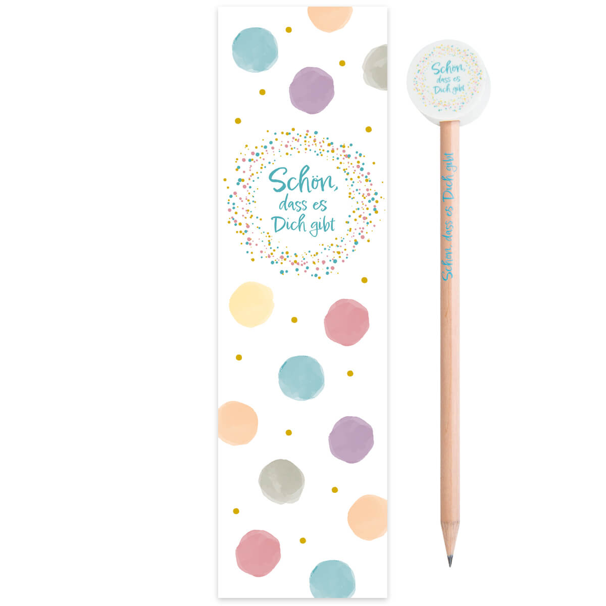 Bleistift Set - Schön, dass es Dich gibt Bleistift Set - Schön, dass es Dich gibt