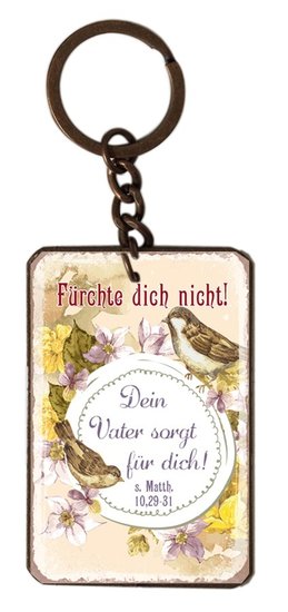 Metall-Schlüsselanhänger - Fürchte dich nicht Metall-Schlüsselanhänger - Fürchte dich nicht