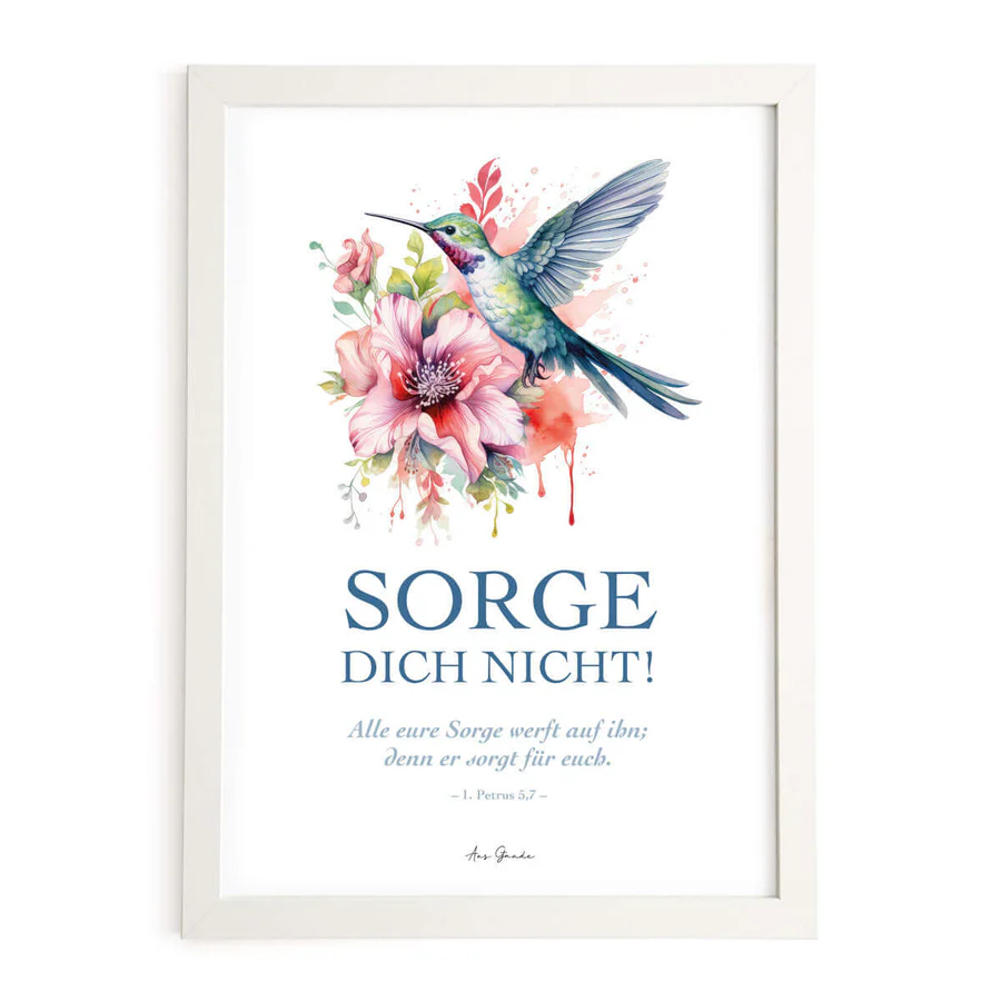 Poster A4 - Sorge dich nicht Poster A4 - Sorge dich nicht