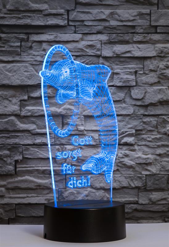 3D-Lampe-Delphin-602 3D-Lampe - Delphin