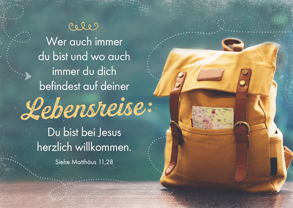 Postkarte-Bei-Jesus-willkommen-9250 Postkarte - Bei Jesus willkommen