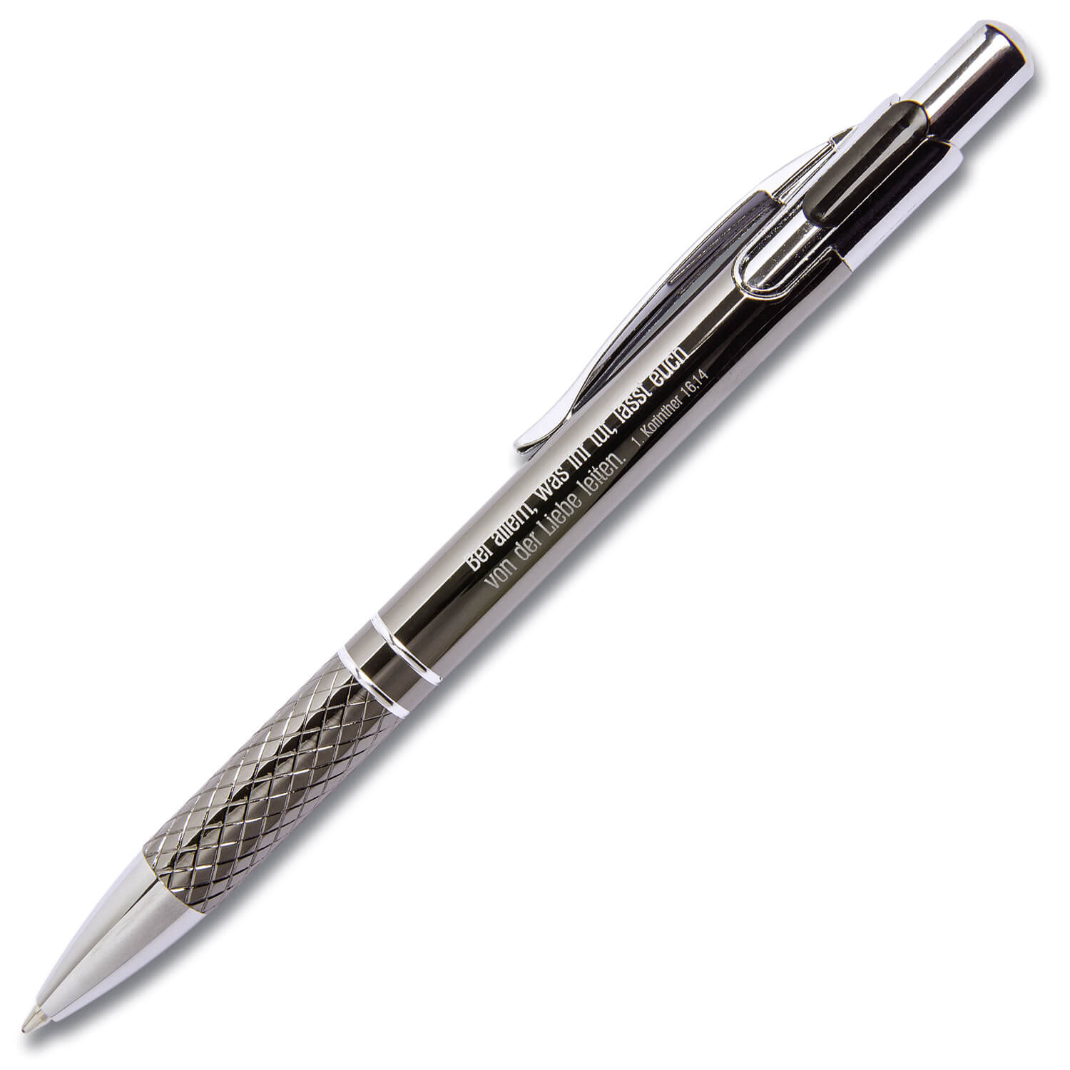 Kugelschreiber, Metall mit Etui
