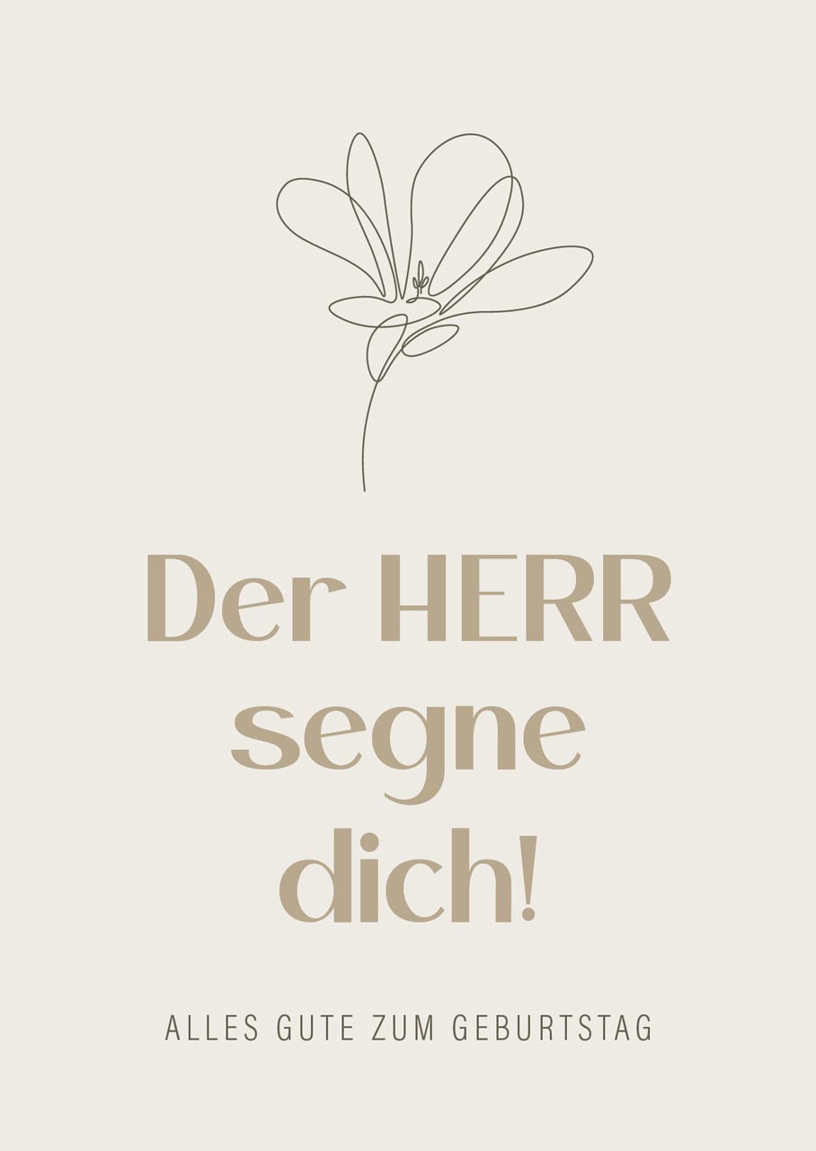 PK - Der Herr segne dich!