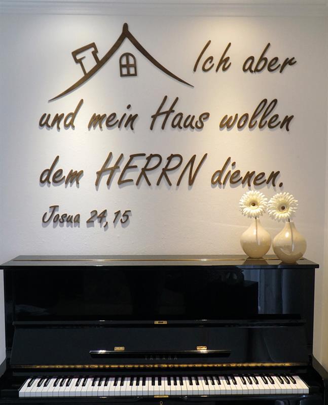Dekoschriftzug - Josua 24,15 Dekoschriftzug - Josua 24,15
