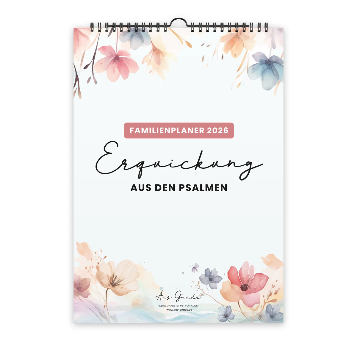 Familienkalender "Erquickung aus den Psalmen" 2026 A3