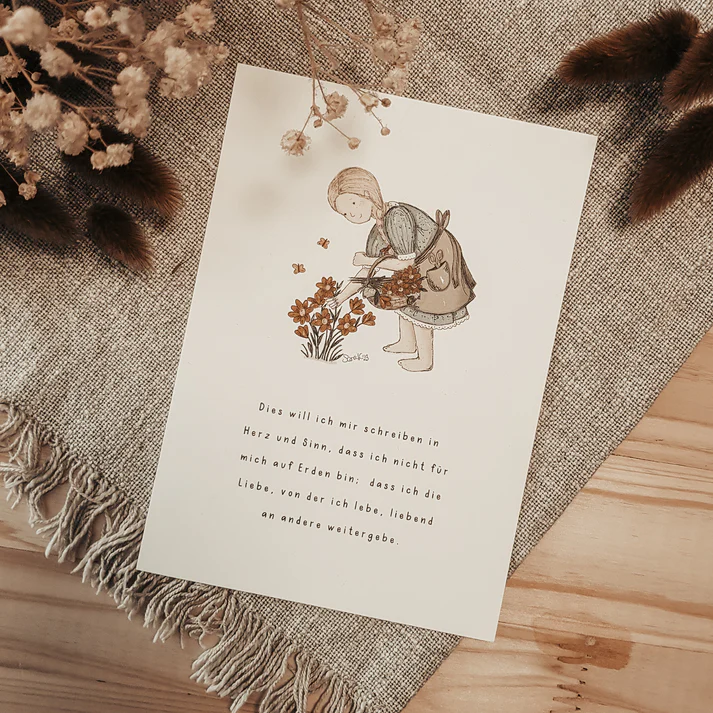 Postkarte "Liebe verschenken"