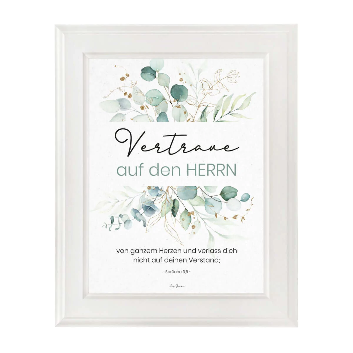 Poster A4 - Vertraue auf den Herrn Poster A4 - Vertraue auf den Herrn