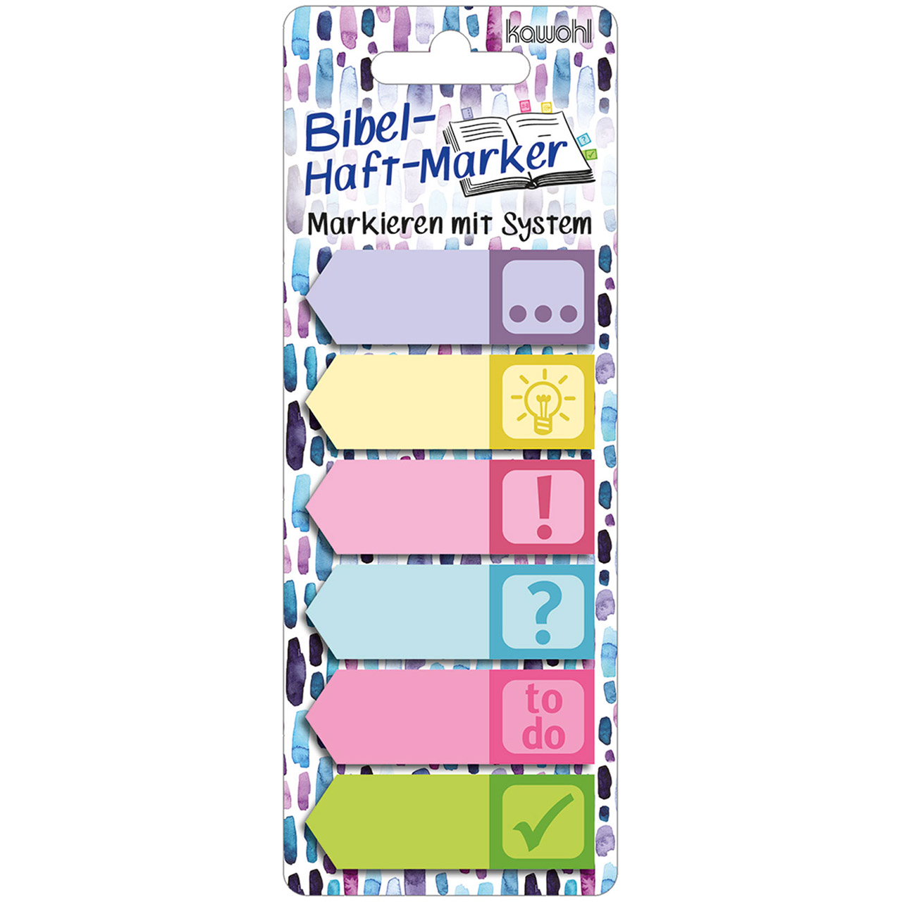 Bibel-Haft-Merker - Aquarell Bibel-Haft-Merker - Aquarell