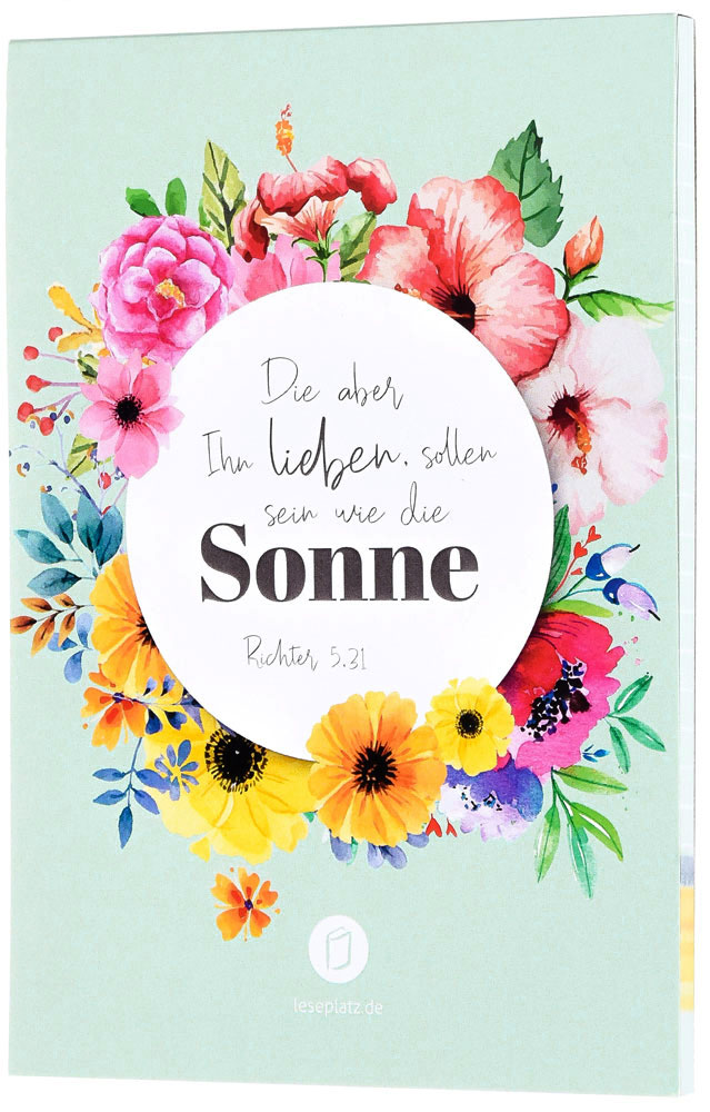 Notizblock A6 Sonne