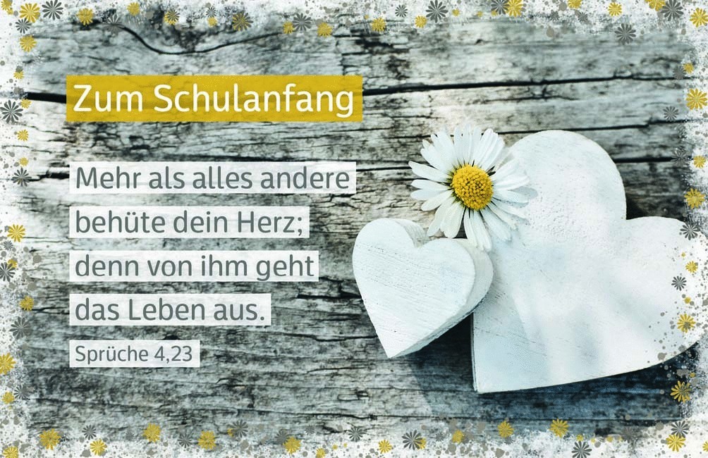 Faltkarte-Zum-Schulanfang-Spr-4-23-4760a Faltkarte - Zum Schulanfang, Spr 4,23