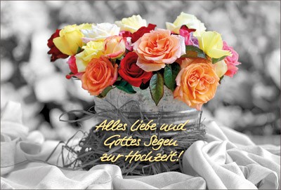 Faltkarte - Die Liebe allein