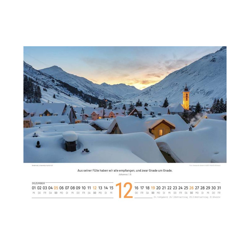 Schweizer Bildkalender 2027