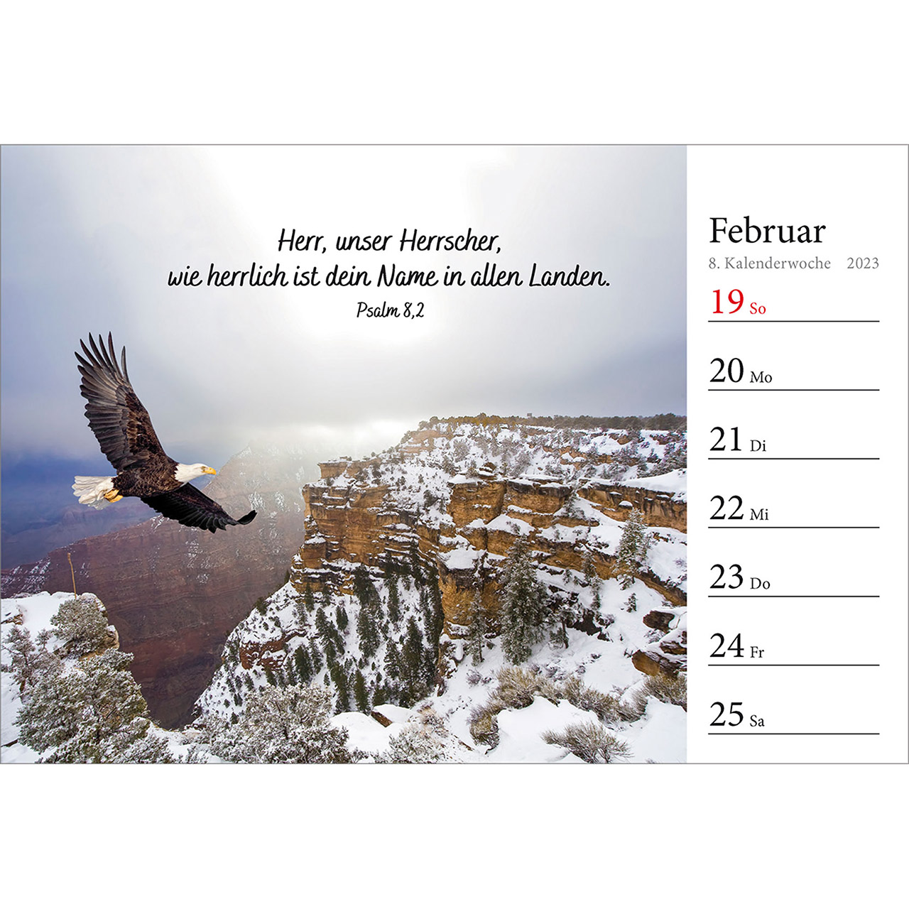 Aufstellkalender - In deine Hand stell ich den Tag 2023 Aufstellkalender - In deine Hand stell ich den Tag 2023