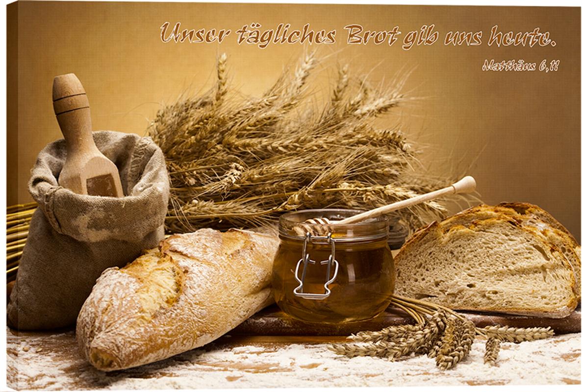 Leinwand - Brot und Honig Leinwand - Brot und Honig