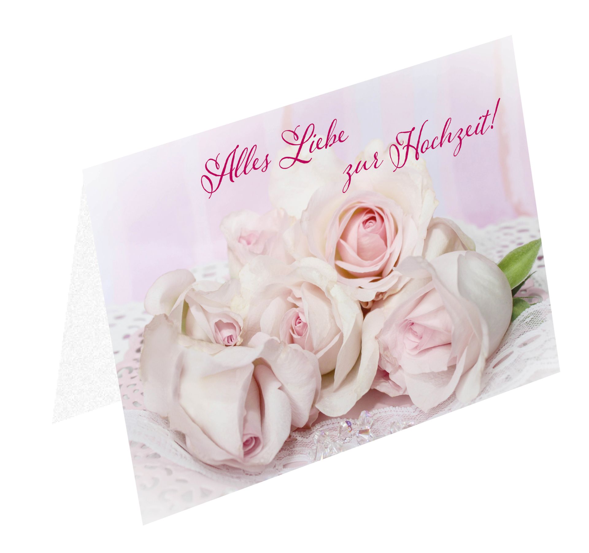 Faltkarte – Rosen