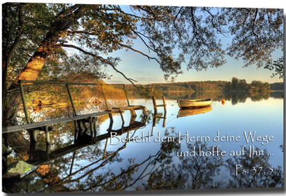 Morgenstimmung54f02b55a48cd Leinwandbild - Morgenstimmung