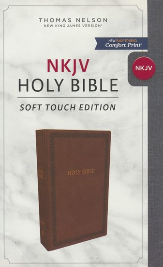 NKJV - Imitation Leather, Brown - Soft Touch NKJV - Imitation Leather, Brown - Soft Touch