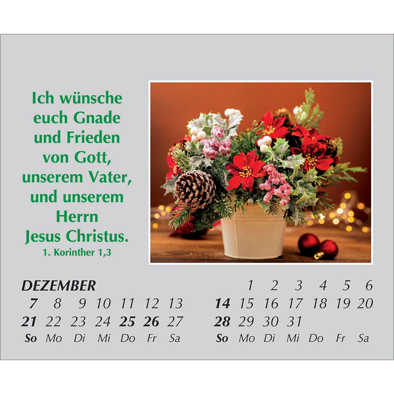 Mini-Aufstellkalender - Freude für jeden Tag 2025