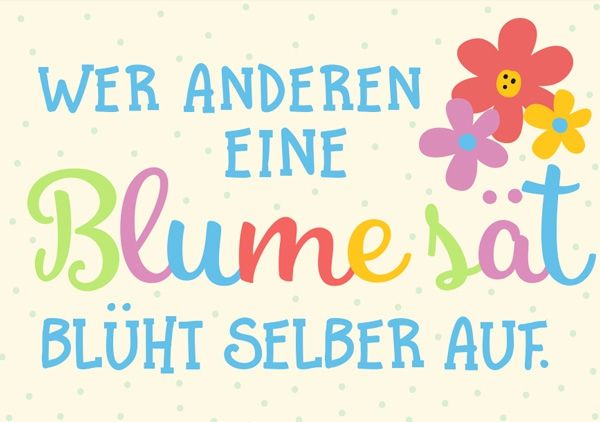 Mini - Eine Blume säen Mini - Eine Blume säen