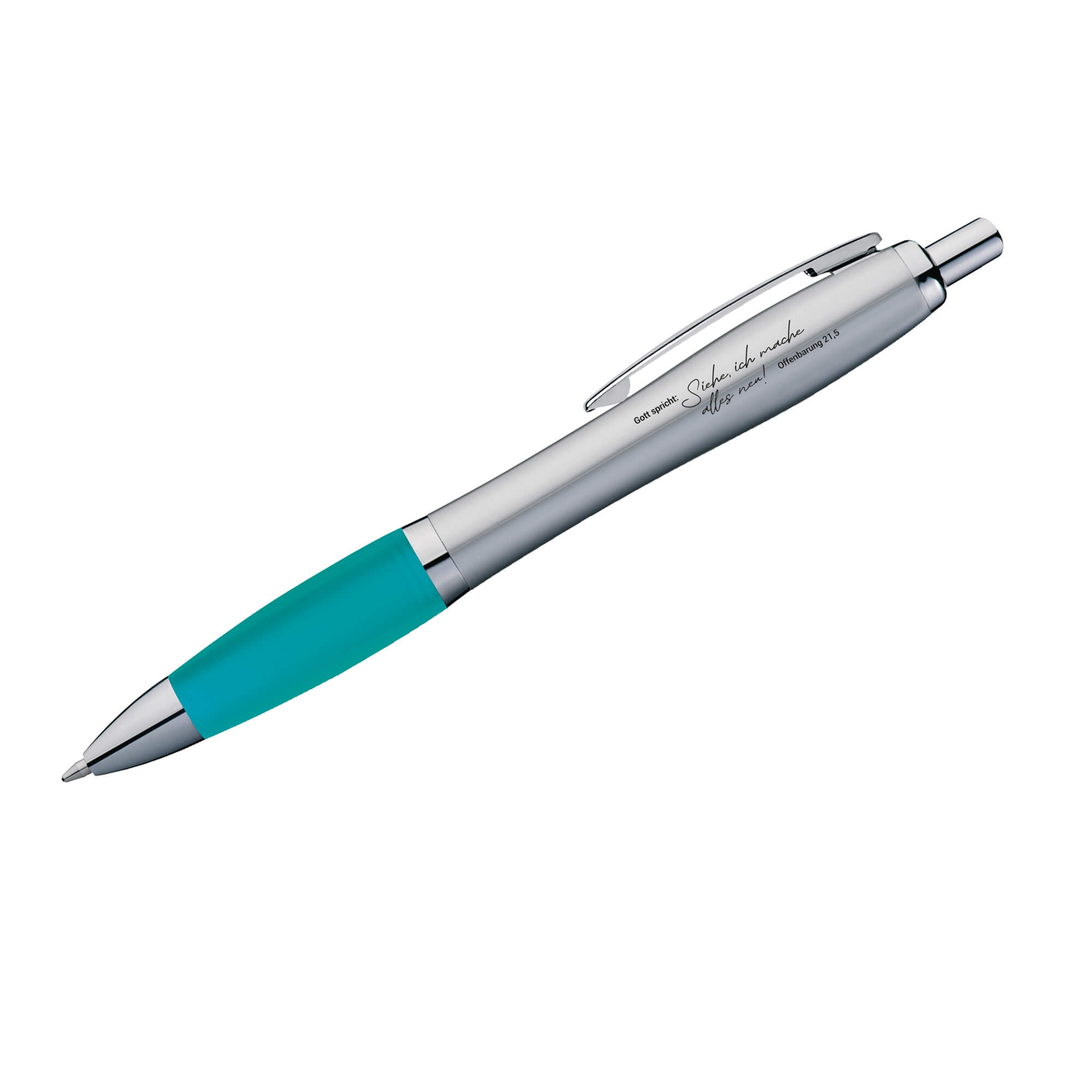 Kugelschreiber Jahreslosung 2026 türkis