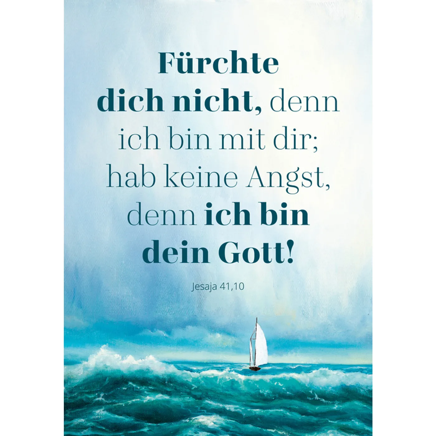 Postkarte - Jahreslosung 2027 - Fürchte dich nicht