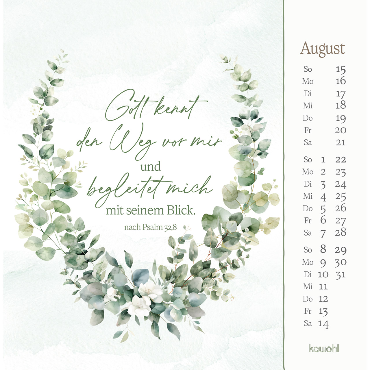 Aufstellkalender - Vor dir bringe ich, was mich bewegt 2027
