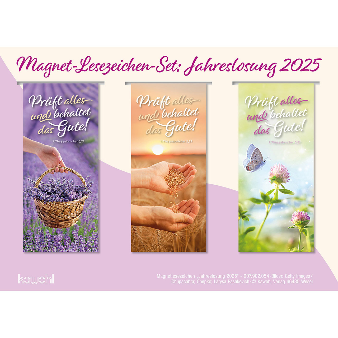 Magnetlesezeichen - Jahreslosung 2025 Magnetlesezeichen - Jahreslosung 2025