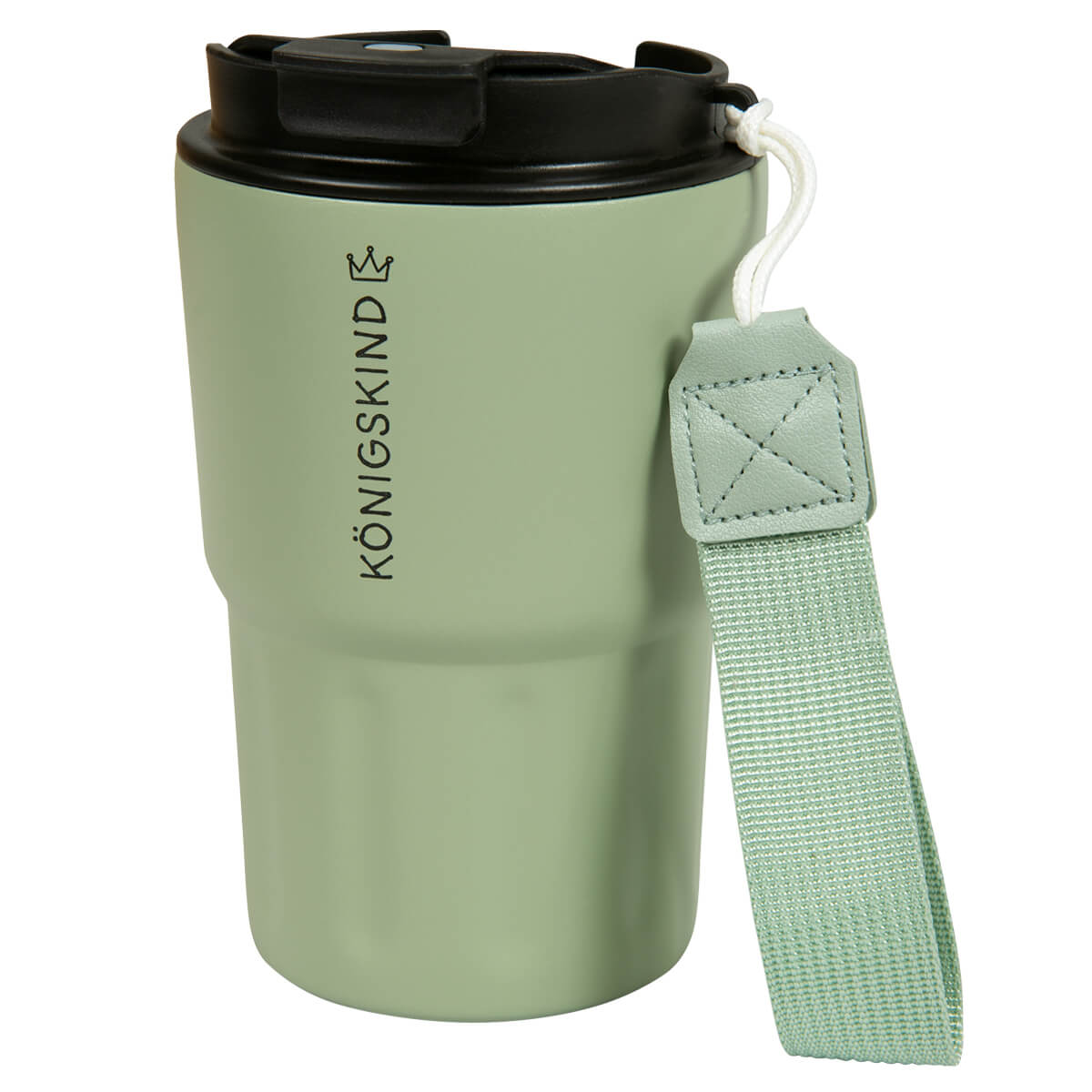 Edelstahl-Thermobecher „Königskind“ – salbei, 320 ml