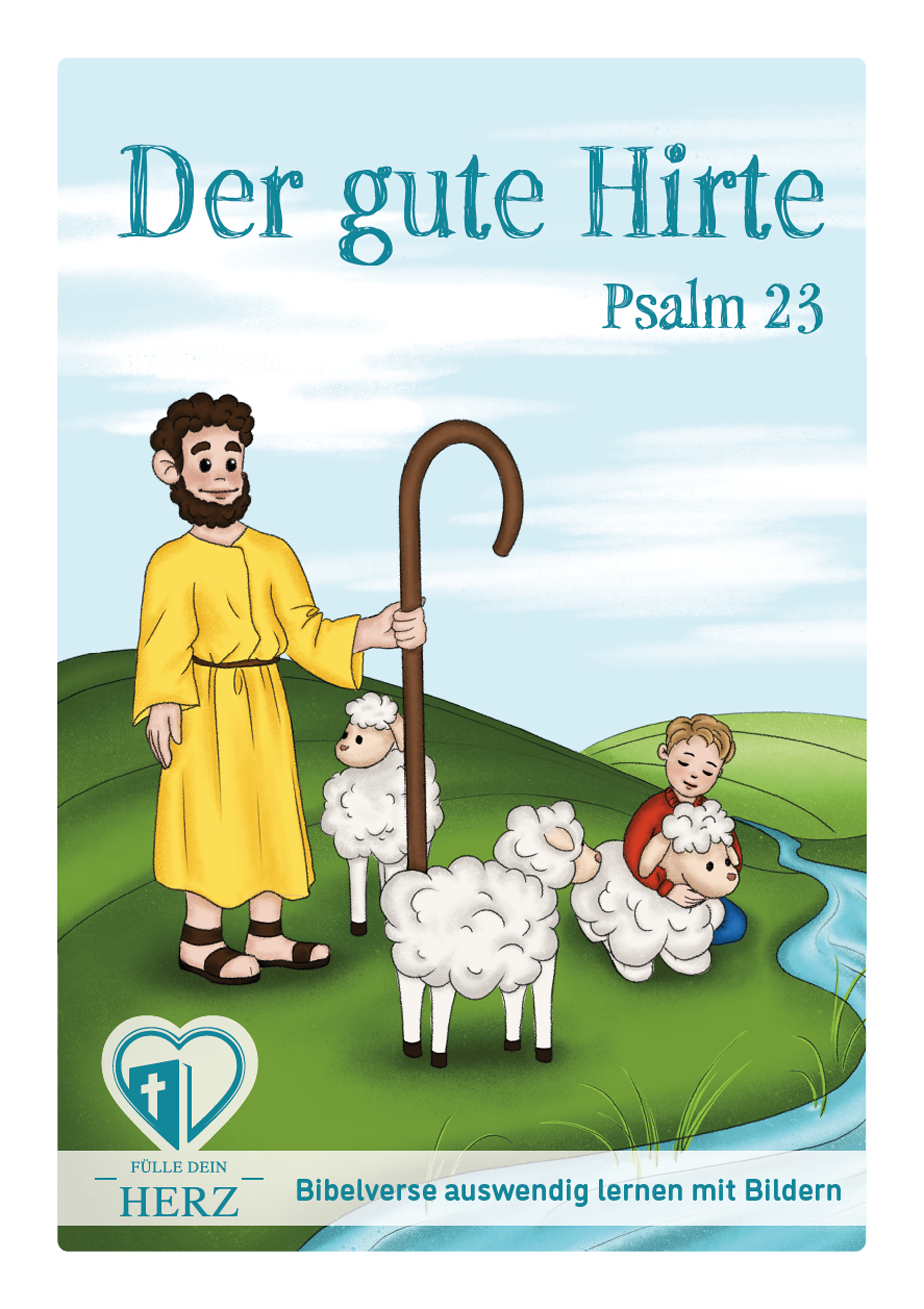 Poster - Der gute Hirte Psalm 23