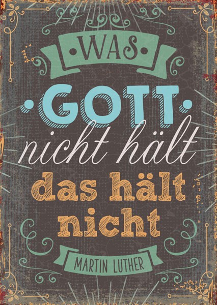 Postkarte-Gott-haelt-1151 Postkarte - Gott hält