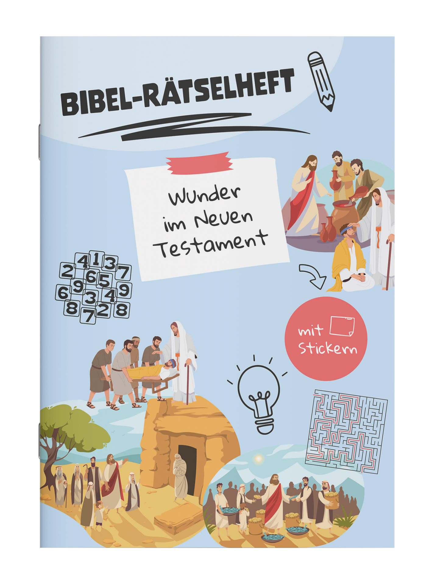 Bibel-Rätselheft - Wunder im Neuen Testament Entdecken I Staunen I Mitmachen