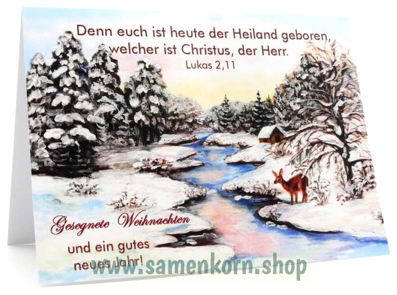 Doppelkarten "Winterlandschaft"