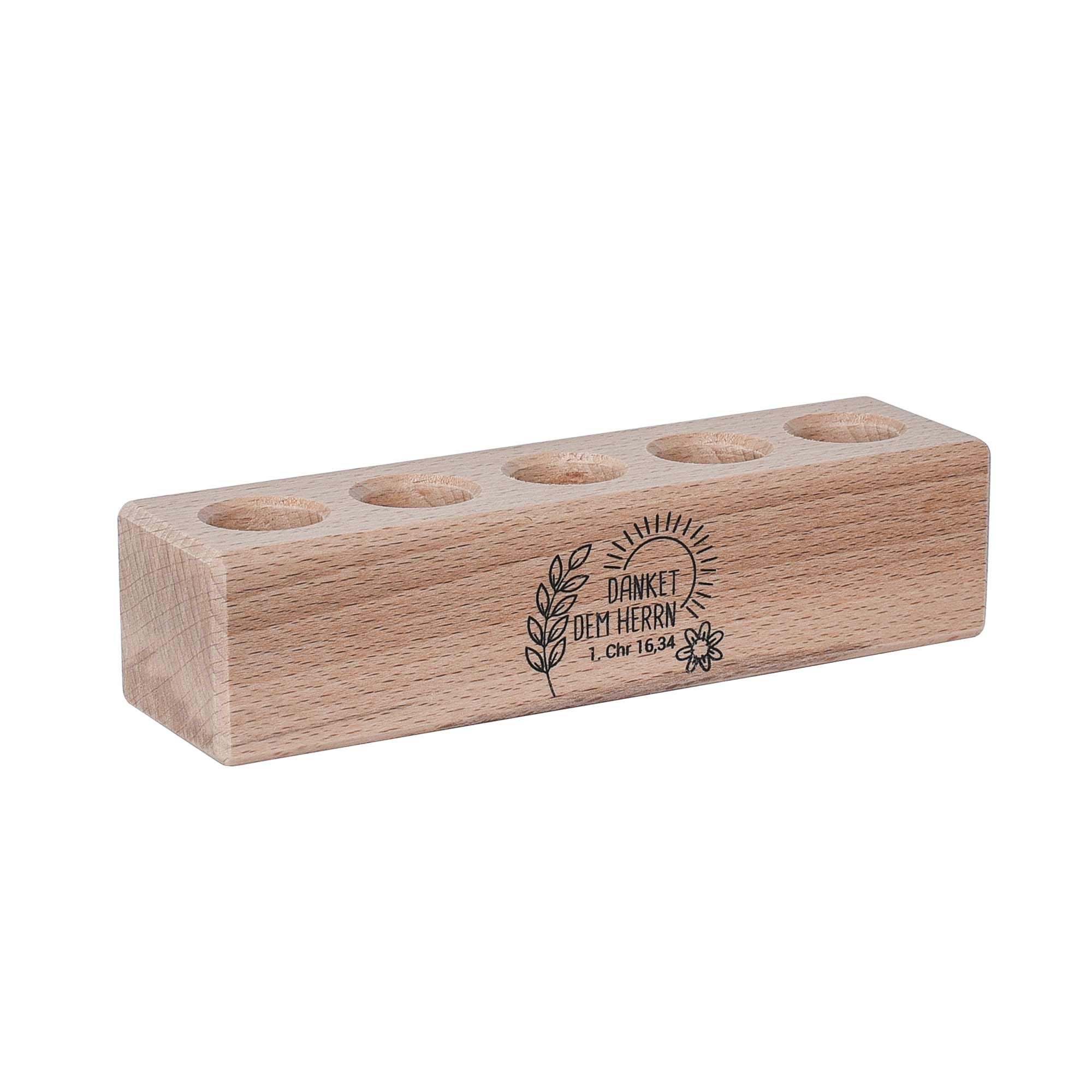 Holzständer Gewürze 5er Block Holzständer Gewürze 5er Block