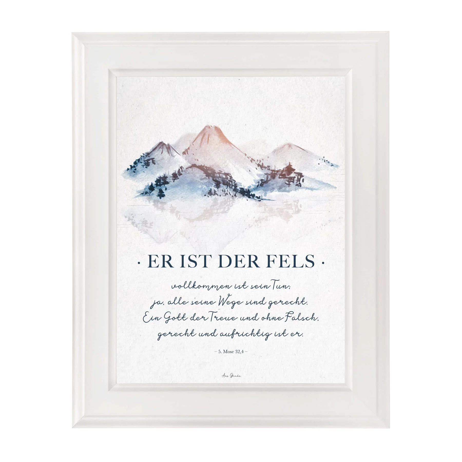 Poster A3 - Er ist der Fels Poster A3 - Er ist der Fels