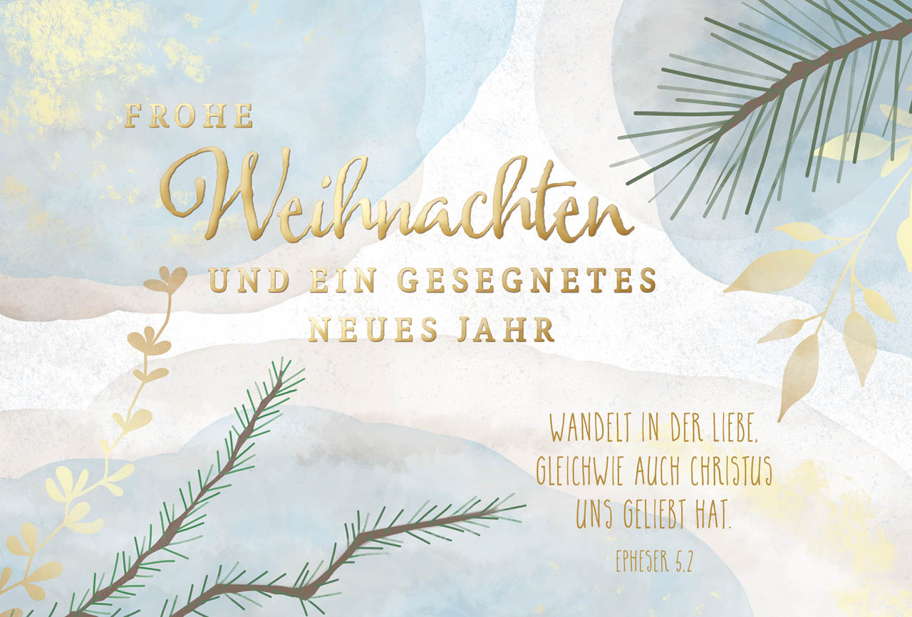 Postkarte - Wandelt in der Liebe Postkarte - Wandelt in der Liebe