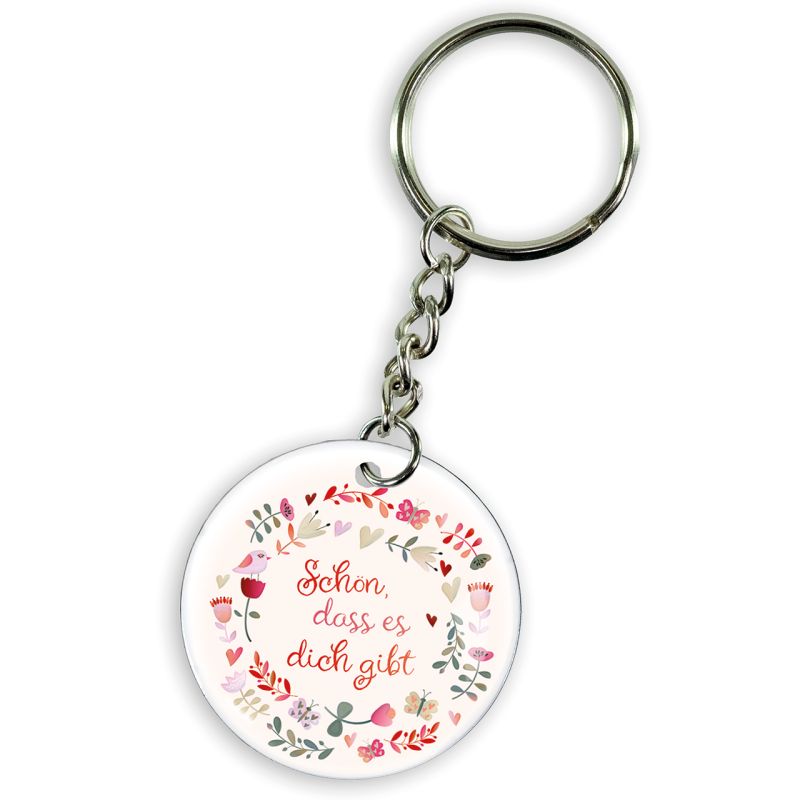 Schlüsselanhänger - Schön, dass es dich gibt